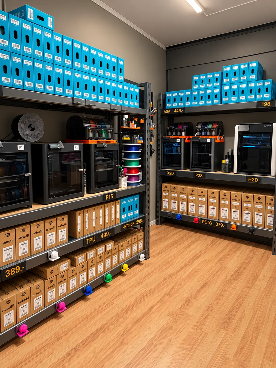 3D-printere i utstilling hos Materie X