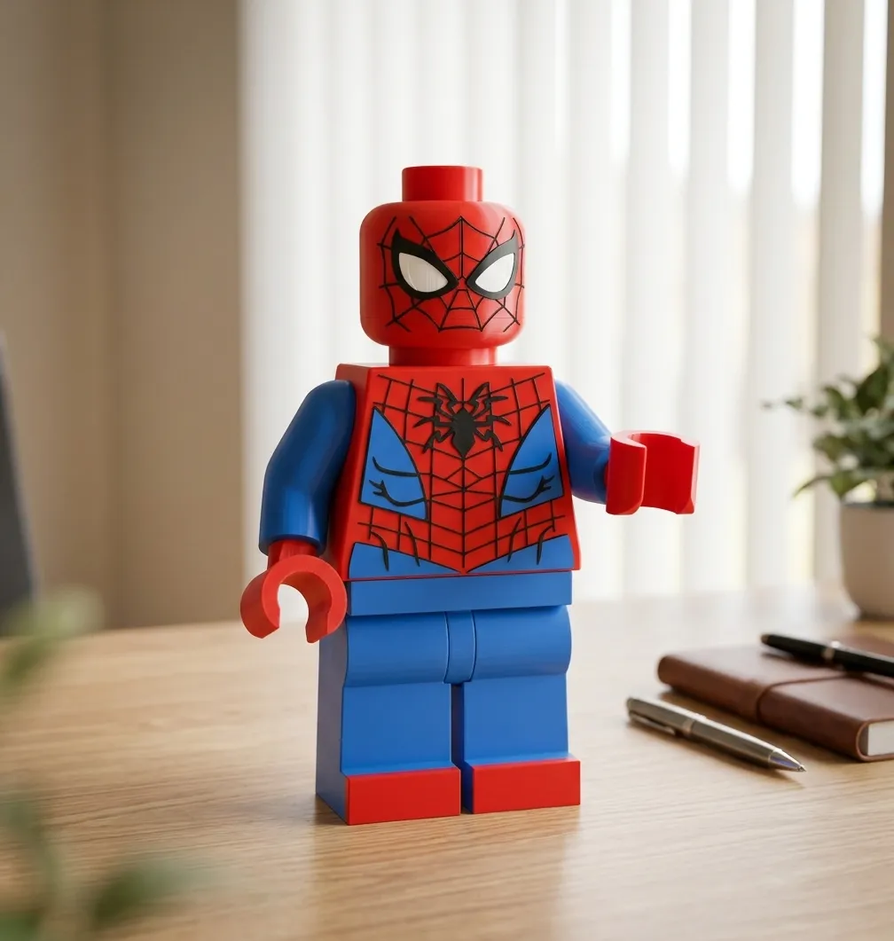 Classic Spider-Man – brick modular figure